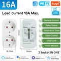 Plug wifi Smart Socket 16/20A Power (Voice Control Works With Alexa Google Home)