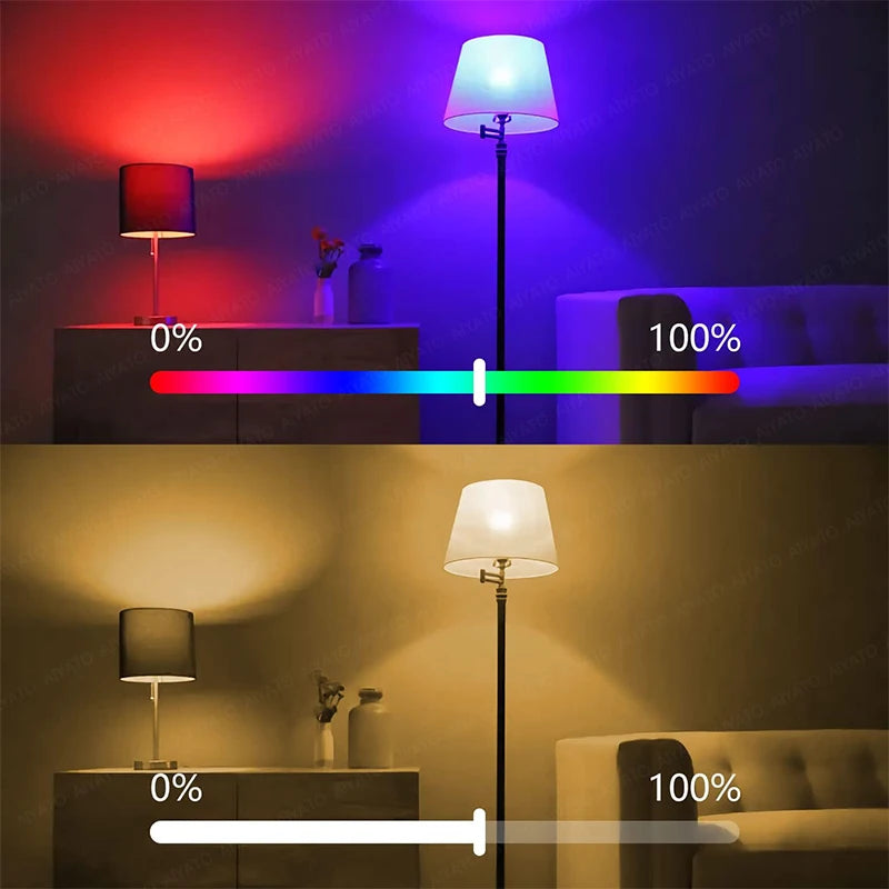 Lamps Led RGB Smart Light 220V Alexa Google Assisatnt Voice Control